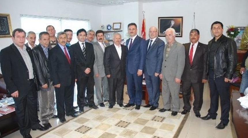 Sivil Toplum &Ouml;rg&uuml;t&uuml; Hemşeri Dernek Başkanlarından Refik Yılmaz&rsquo;a Ziyaret