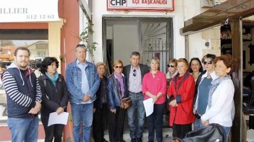 Fo&ccedil;a'da Chp'li Kadınlardan &Ouml;sym&rsquo;e &Ccedil;ağrı!