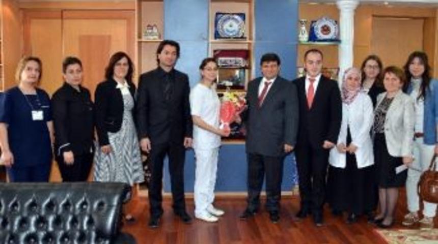 Ebe Ve Hemşireler Vali Mayda'yı Ziyaret Etti