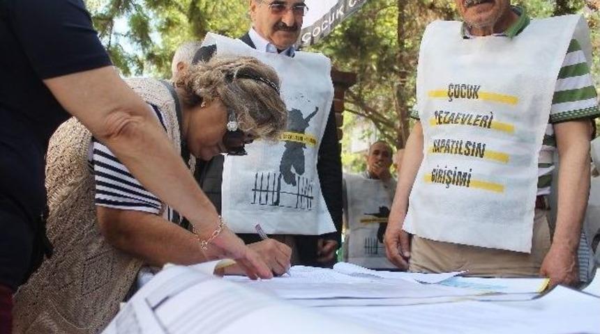 &Ccedil;ocuk Cezaevlerinin Kapatılması İ&ccedil;in İmza Kampanyası