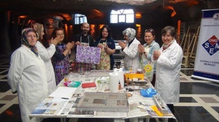 Om&uuml;sem Sanat Kursları Başladı