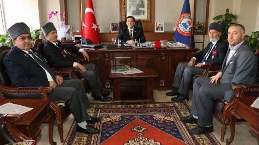 Gazilerden Başkan Yazgı’ya Ziyaret