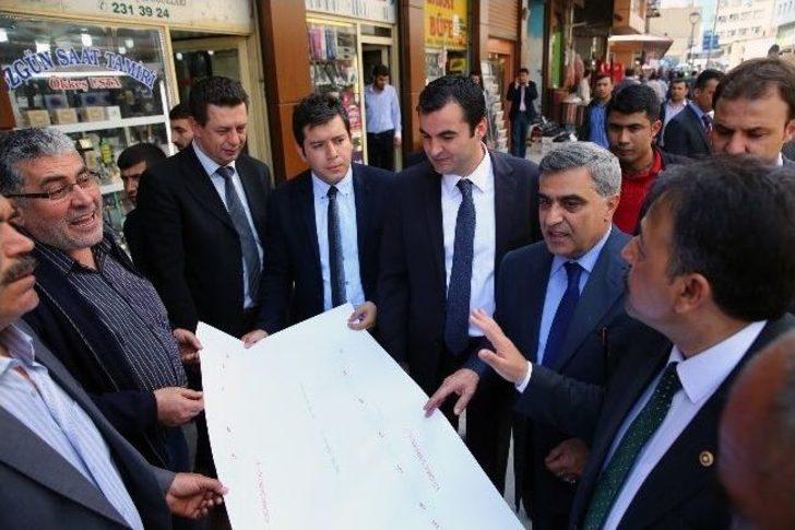 Şahin, Eskisaray Caddesi Esnafını Dinledi G1