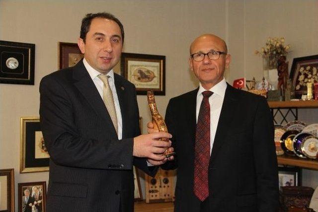 Mehmet Ali Talat, Hitit &Uuml;niversitesi ni Ziyaret Etti 2