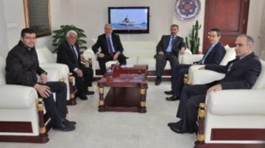 Eczacılar Odası'ndan Sara&ccedil;oğlu'na Tebrik Ziyareti