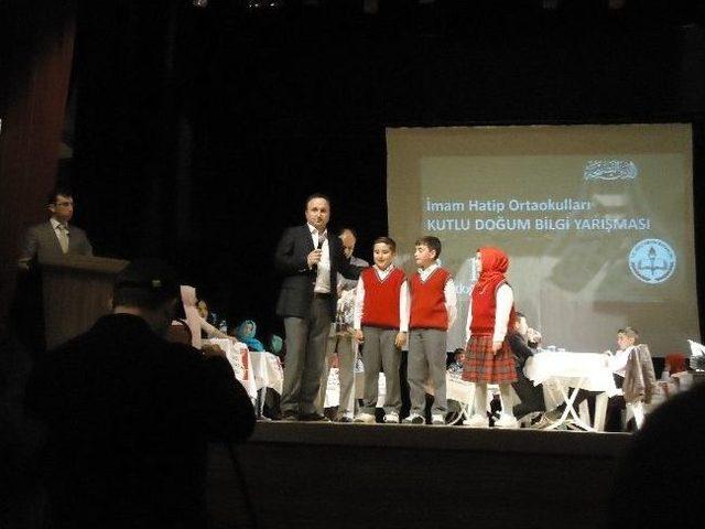 K&uuml;tahya da  hz. Muhammed in Hayatı Ve Temel Dini Bilgiler  Konulu Bilgi Yarışması 1