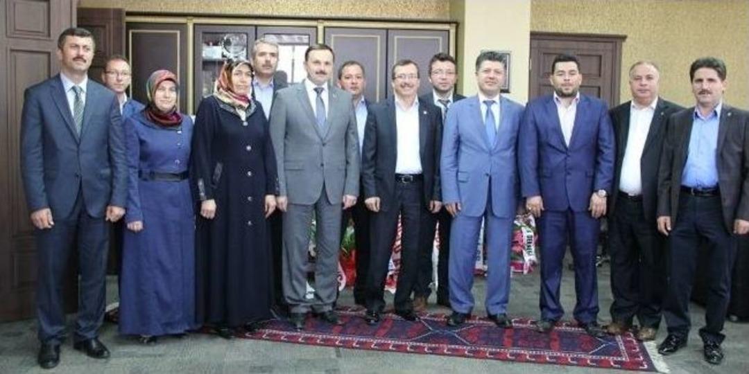 Ak Parti İl Teşkilatı'ndan Ergene'ye Tebrik Ziyareti