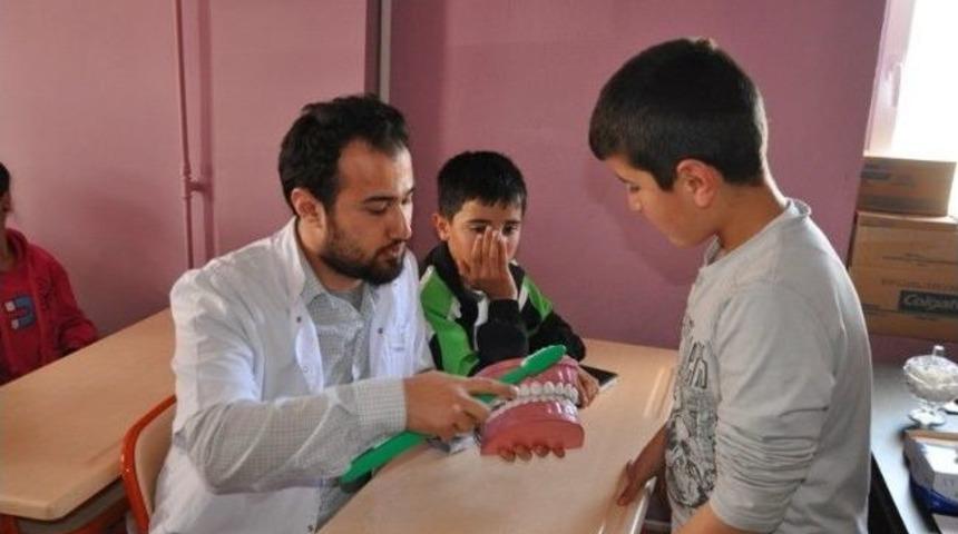Tatvan'da &Ouml;ğrencilere Diş Sağlığı Taraması Yapıldı