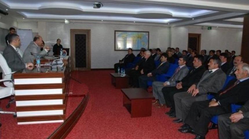 Vali Azizoğlu, Muhtarlarla Bir Araya Geldi