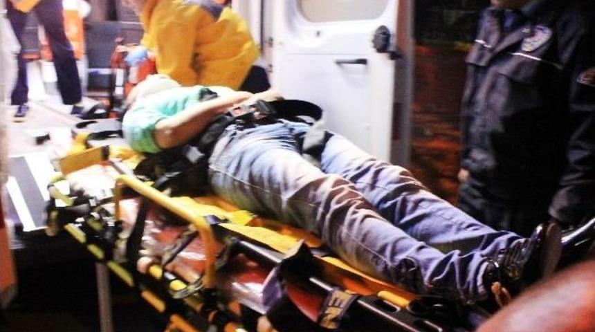 Darp Edilen Kadın Hastaneye Kaldırıldı