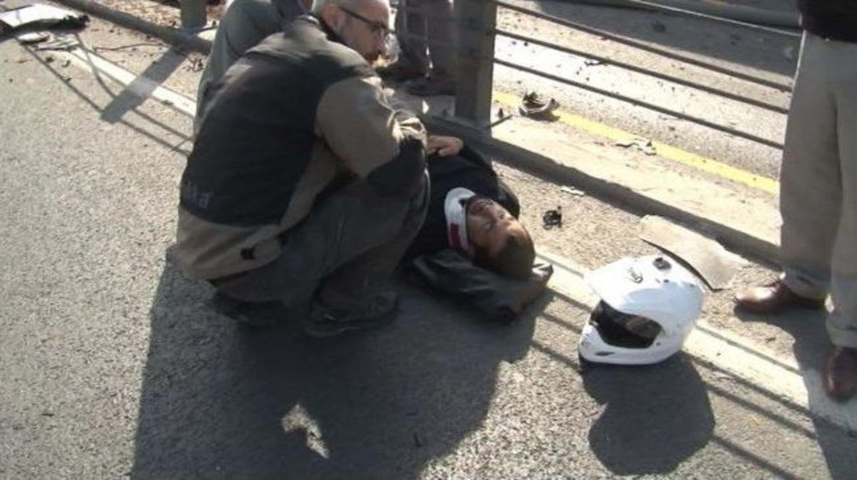 E-5&rsquo;teki Kaza Trafiği Fel&ccedil; Etti