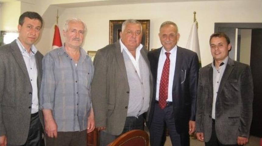 Meslek Odalarından Başkan Badem&rsquo;e Kutlama Ziyareti