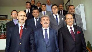 Sesob Başkanı Köksal Koyulhisar İlçesinde Ziyaretlerde Bulundu