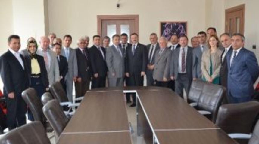 Somalı Okul M&uuml;d&uuml;rlerinden Başkan Ergene'ye Tebrik Ziyareti