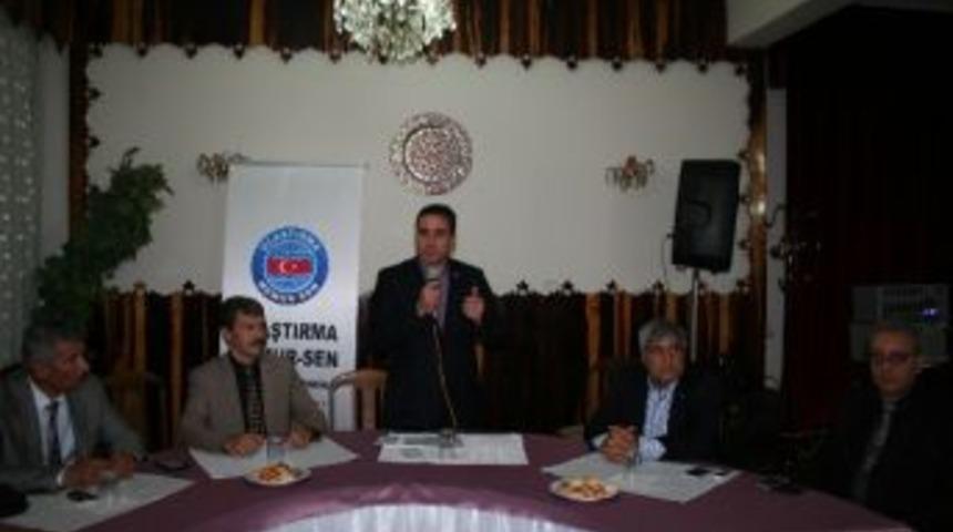 Ulaştırma Memur-sen Başkanı Cankesen, &Uuml;yelerle Bir Araya Geldi