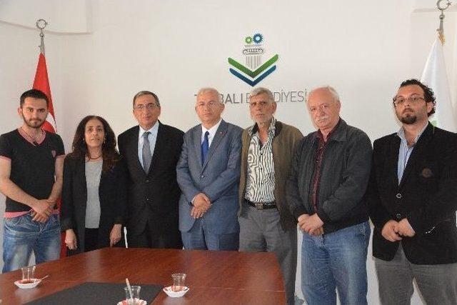 Başkan G&ouml;rmez e S&uuml;rpriz Ziyaret 1