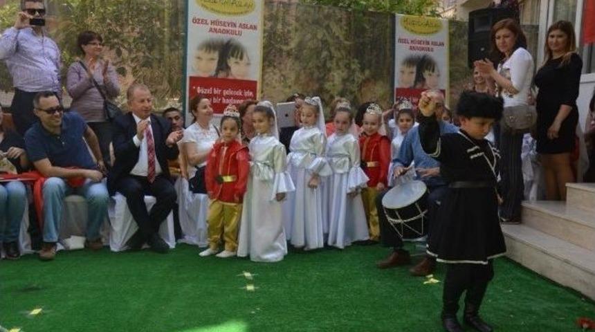 &Ouml;zel H&uuml;seyin Aslan Anaokulu, 23 Nisan&rsquo;ı Coşkuyla Kutladı