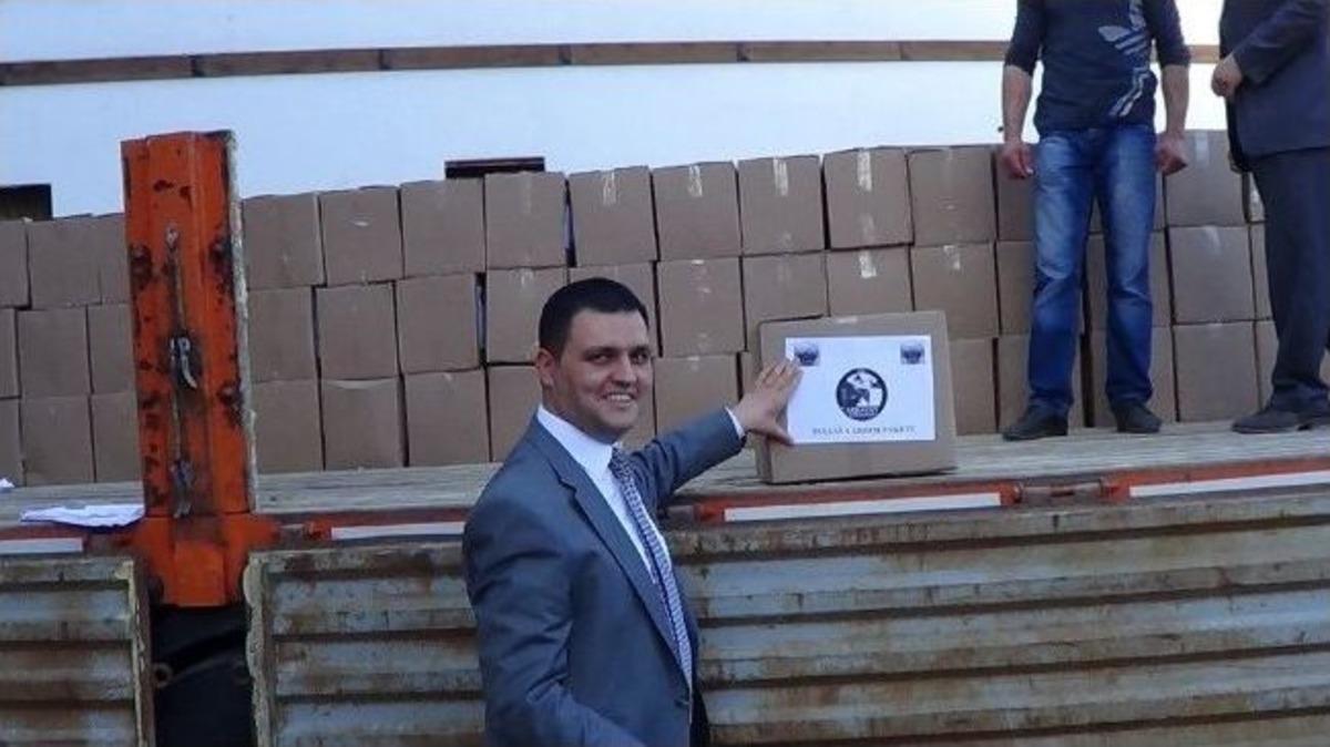 Suriyelilere İnsani Yardım Tır'ı Azdavay'dan Yola &Ccedil;ıktı