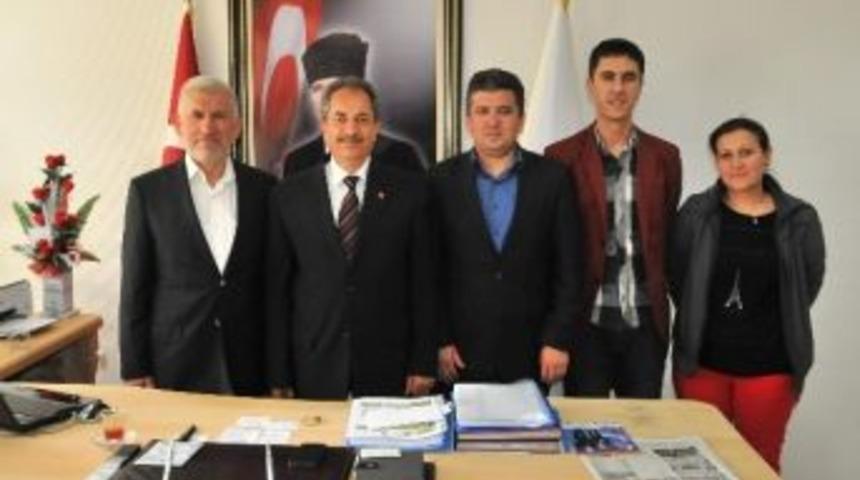 Başkan Akkaya&rsquo;ya İleri Gazeteciler Cemiyeti&rsquo;nden Ziyaret