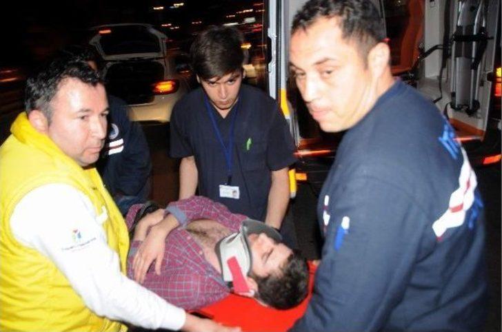 Antalya’da Trafik Kazası: 1 Yaralı