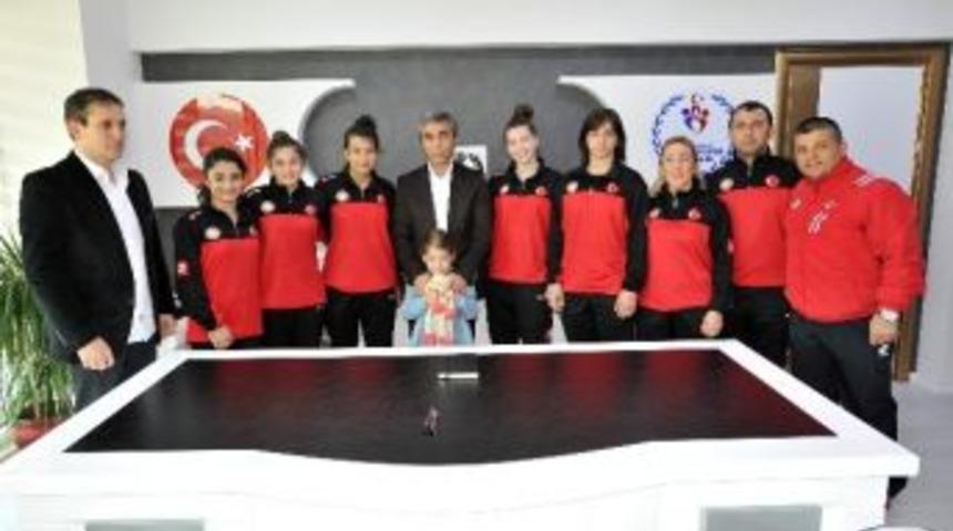 Judo &Uuml;mit Milli Takımı&rsquo;ndan Yazıcı&rsquo;ya Ziyaret