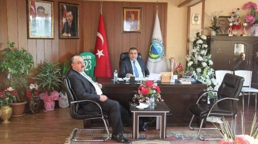 Giresun Barosu&rsquo;ndan G&ouml;rele Belediye Başkanı Erener&rsquo;e Ziyaret