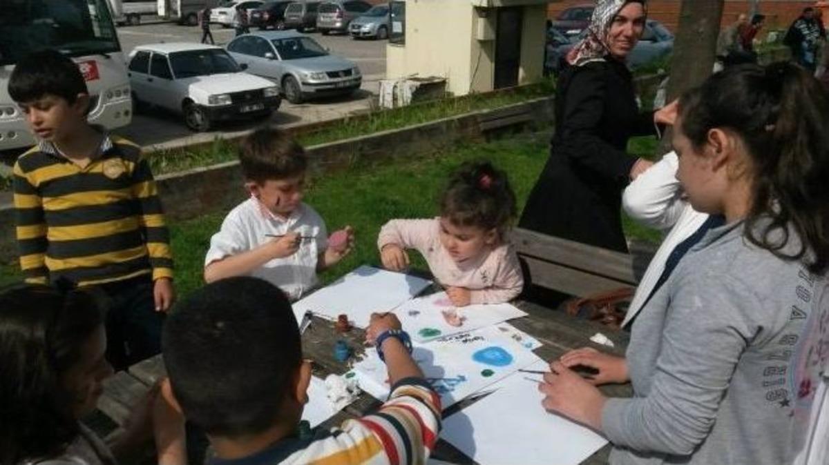 Gaid'den Boyama &Ccedil;ocuk Şenliği D&uuml;zenlendi