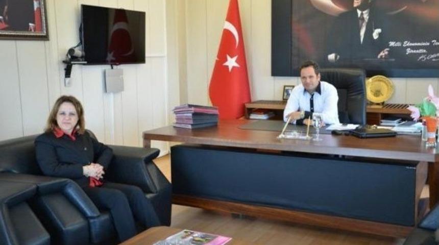 Sgk Tekirdağ İl M&uuml;d&uuml;r&uuml; Alan&rsquo;dan, Tekirdağ İl Gıda, Tarım Ve Hayvancılık M&uuml;d&uuml;r&uuml; Soyak&rsquo;a Ziayret