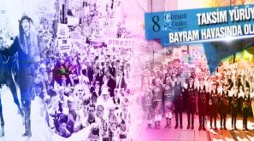 Taksim Y&uuml;r&uuml;y&uuml;ş&uuml; Giresun Bayramı Havasında Olacak