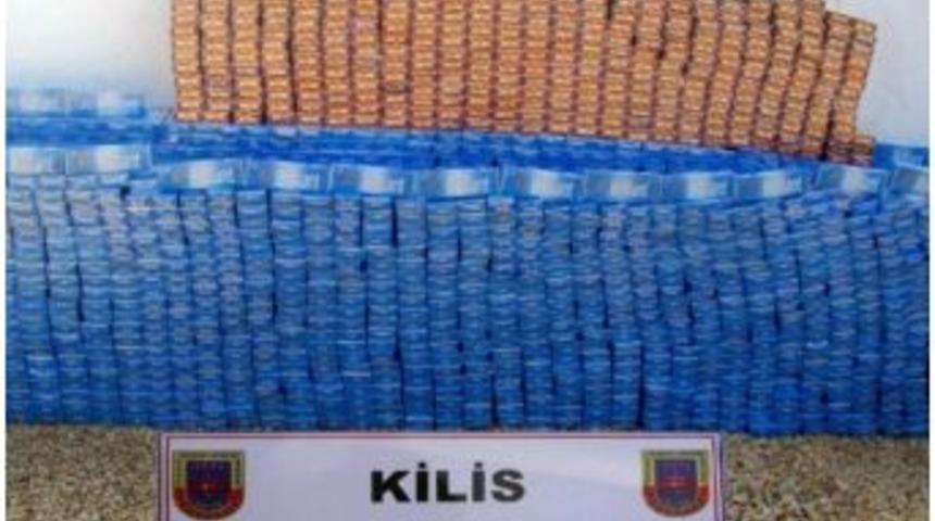 Sınırda 46 Bin 200 Paket Ka&ccedil;ak Sigara Yakalandı