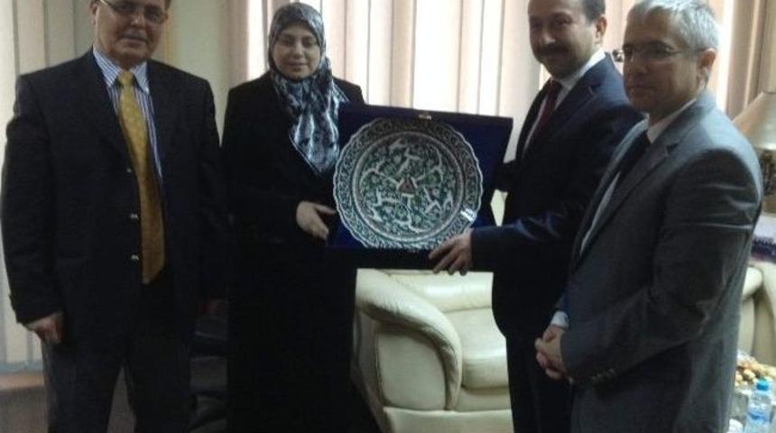 Fas Y&uuml;ksek&ouml;ğretim Bakanı Rekt&ouml;r G&ouml;kbel&rsquo;i Ağırladı