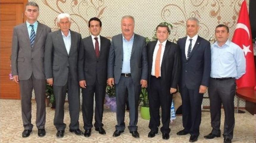 Atb Y&ouml;netiminden Başkan Şahin&rsquo;e Ziyaret