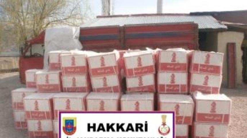 Hakkari&rsquo;de 2 Ton 800 Kilo Ka&ccedil;ak &Ccedil;ay Ele Ge&ccedil;irildi