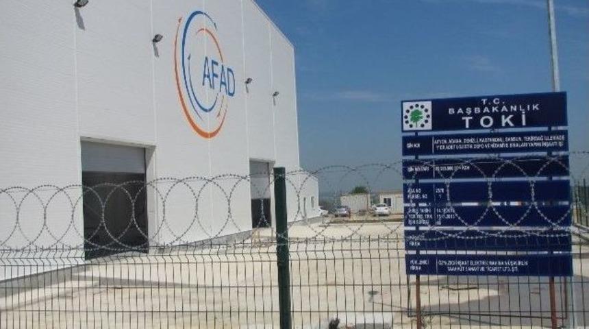 Tekirdağ Afad Lojistik Deposu Tamamlanıyor