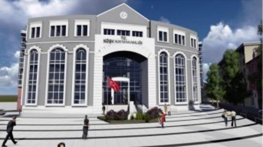 K&ouml;şk Kaymakamlığı'nın Yeni Hizmet Binası İ&ccedil;in &Ccedil;alışmalar Başladı