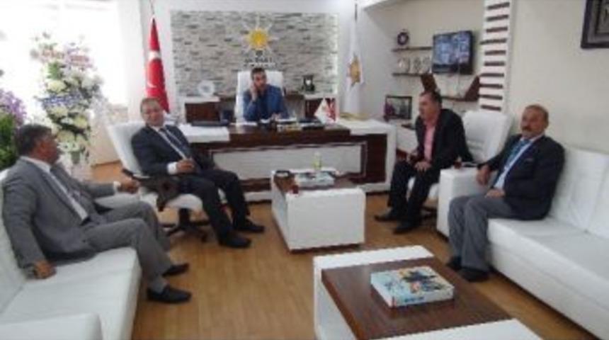 T&uuml;fenk&ccedil;i&rsquo;ye, Ak&ccedil;adağ Belediye Başkanı Ali Kazgan&rsquo;dan Ziyaret