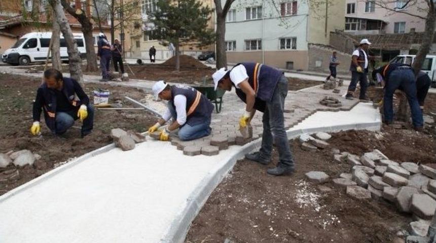 Odunpazarı Belediyesi&rsquo;nden Park Ve Yeşil Alan &Ccedil;alışmaları
