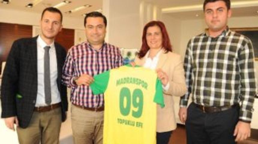 &Ccedil;ine Madranspor&rsquo;dan Başkan &Ccedil;er&ccedil;ioğlu&rsquo;na &lsquo;topuklu Efe&rsquo; Forması