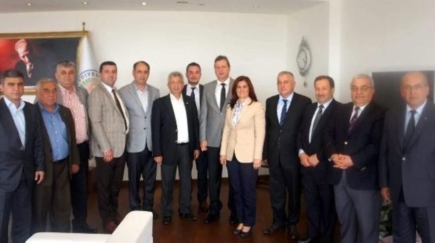 Aydın Ticaret Borsası&rsquo;ndan &Ccedil;er&ccedil;ioğlu Ve &Ouml;zakcan&rsquo;a Ziyaret