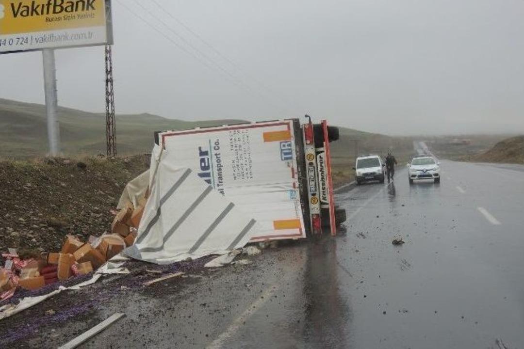 Eleşkirt&rsquo;te Trafik Kazası: 1 Yaralı