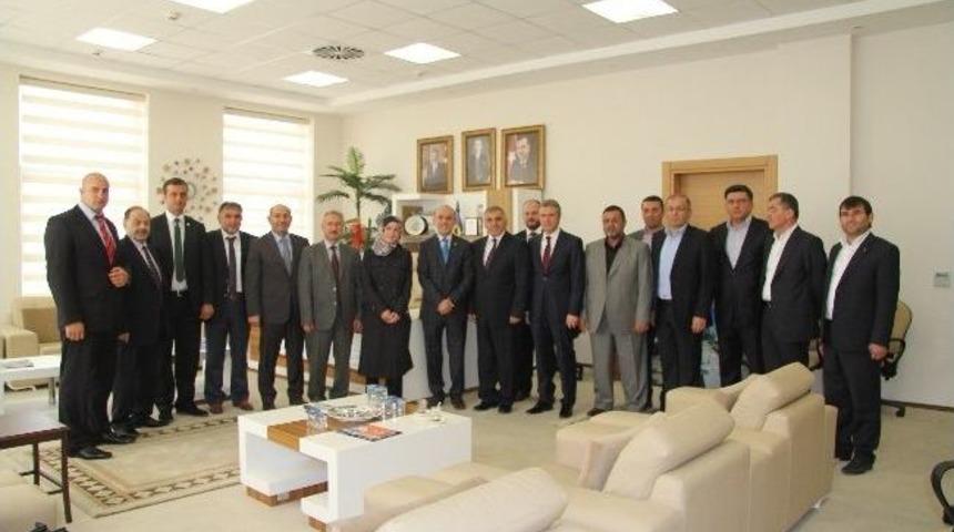 Başkan İnci&rsquo;den, Başkan &Ouml;zt&uuml;rk&rsquo;e Ziyaret