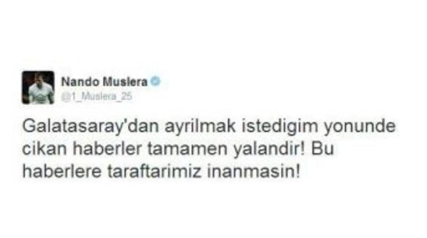 Muslera Transfer İddialarını Yalanladı