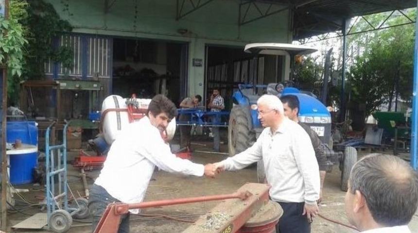 Başkan G&ouml;rmez, Sanayi Esnafını Unutmadı