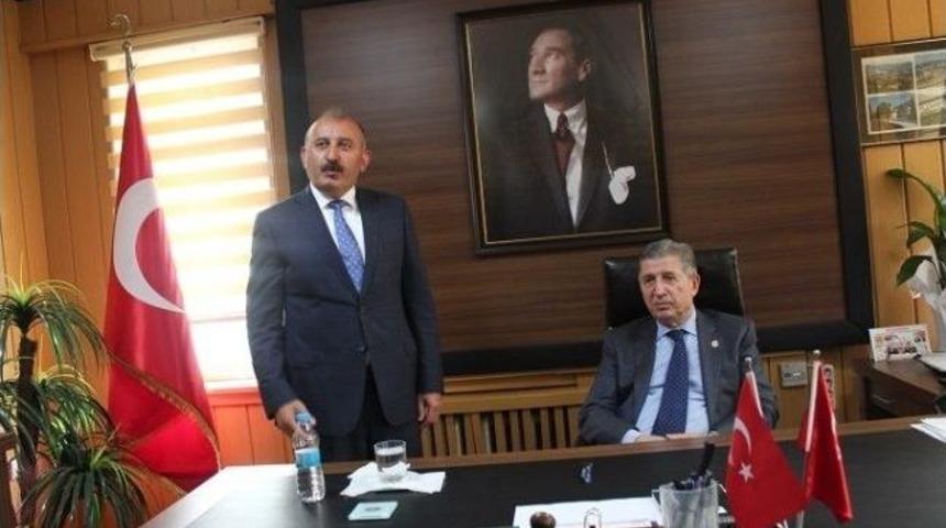 K&ouml;ksal Toptan&rsquo;dan Başkan &Ouml;zt&uuml;rk&rsquo;e Ziyaret