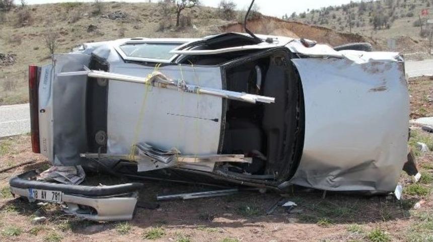 &Ccedil;ankırı'da Kaza: 2 Yaralı