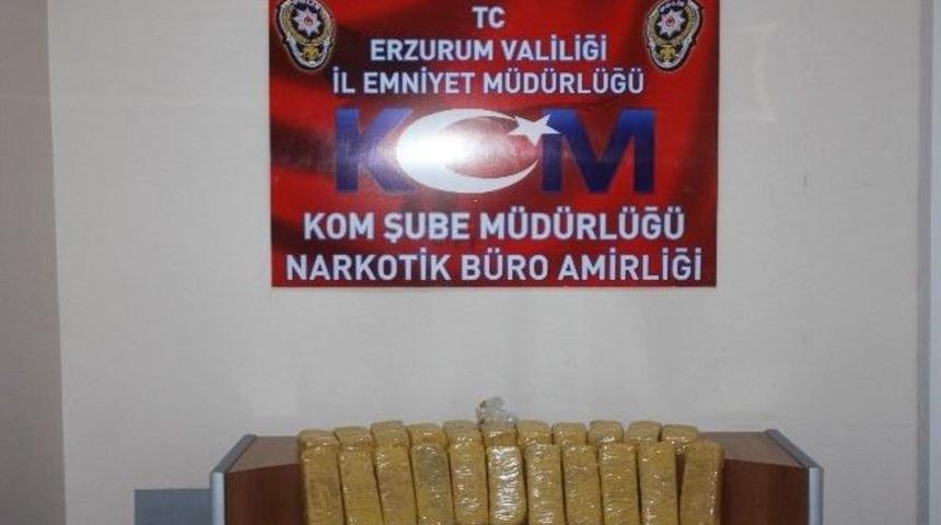 Erzurum&rsquo;da 11 Kilo 608 Gram Eroin Ele Ge&ccedil;irildi