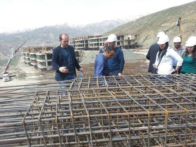 Öğrencilerden Kampüs İnşaatına Ziyaret