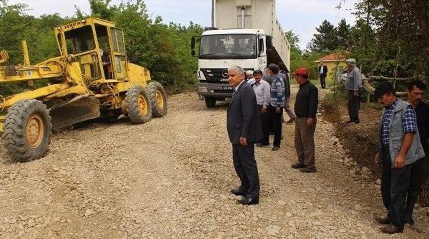 Bartın'da Stabilize Yol &Ccedil;alışmaları Başladı