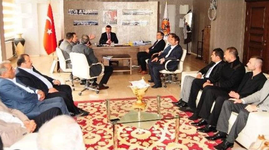 Başkan Taş&ccedil;ı&rsquo;ya Ziyaretler