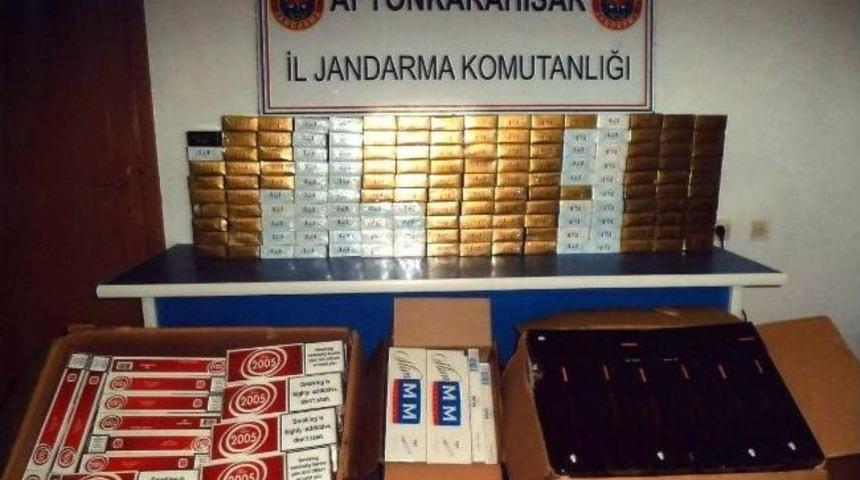 Afyonkarahisar&rsquo;da Ka&ccedil;ak Akaryakıt Ve Sigara Operasyonu